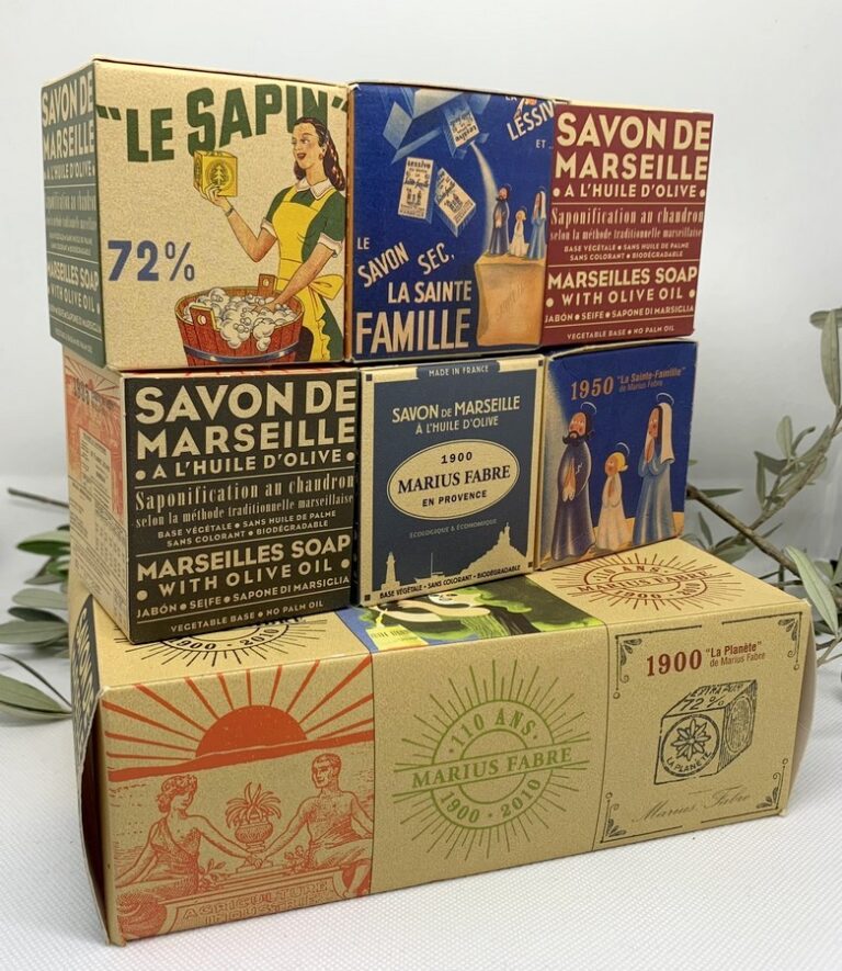 Coffret 6 Savons de Marseille "Collector 110 ans"