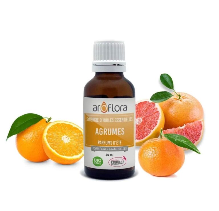 Synergie d'huiles essentielles Agrumes